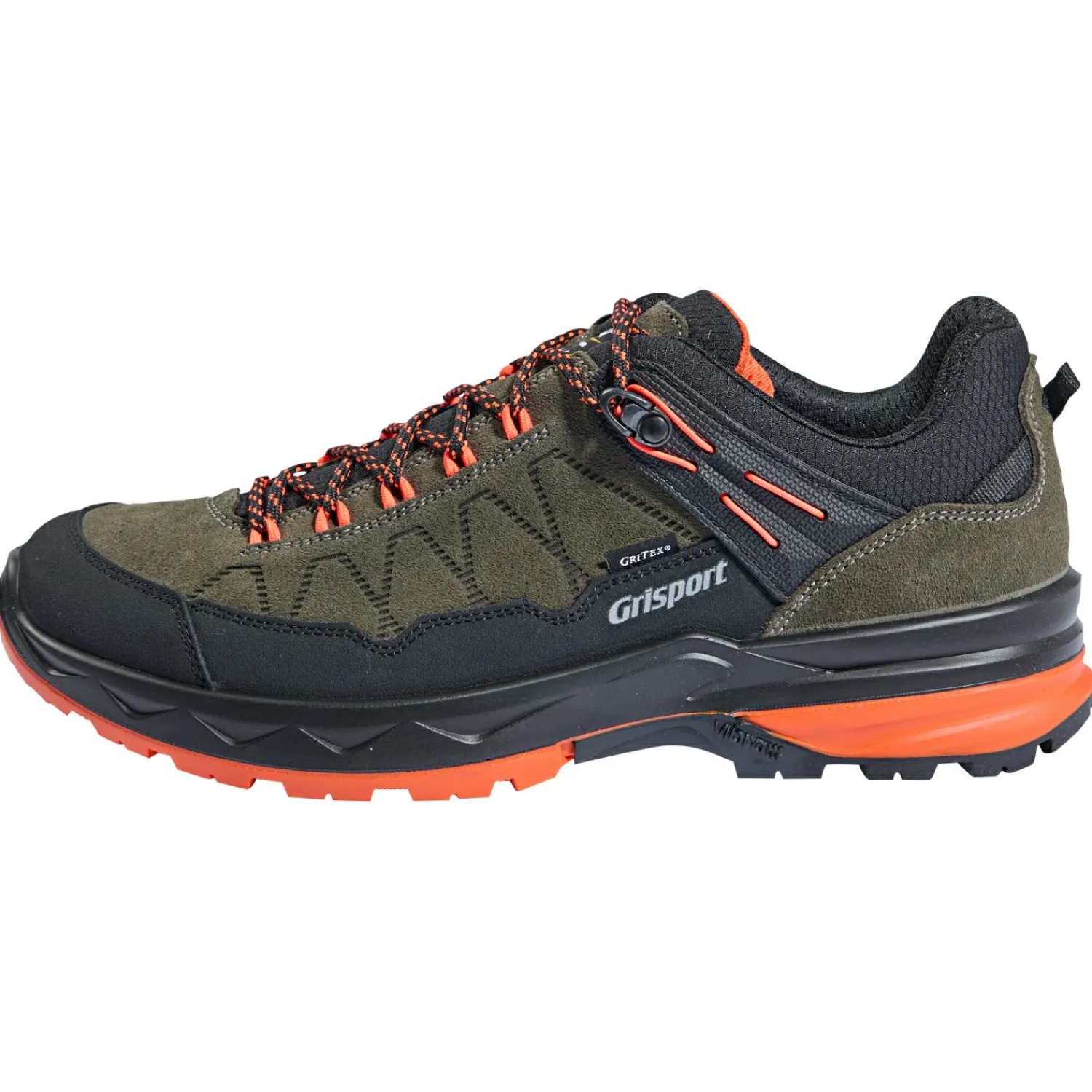 Grisport Scamosciato Halbschuhe Herren (Olive/Orange)< Angel- & Outdoor-Schuhe
