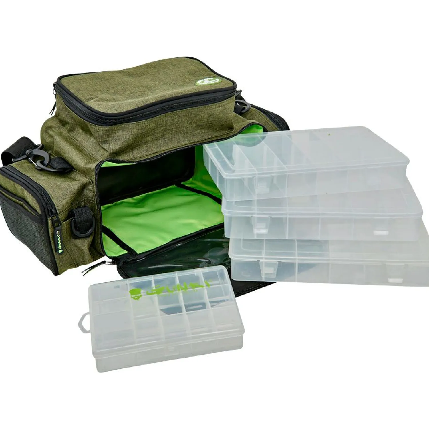 Hot Overtake Box Bag-Front Stripes Angeltaschen ·Kunstködertaschen