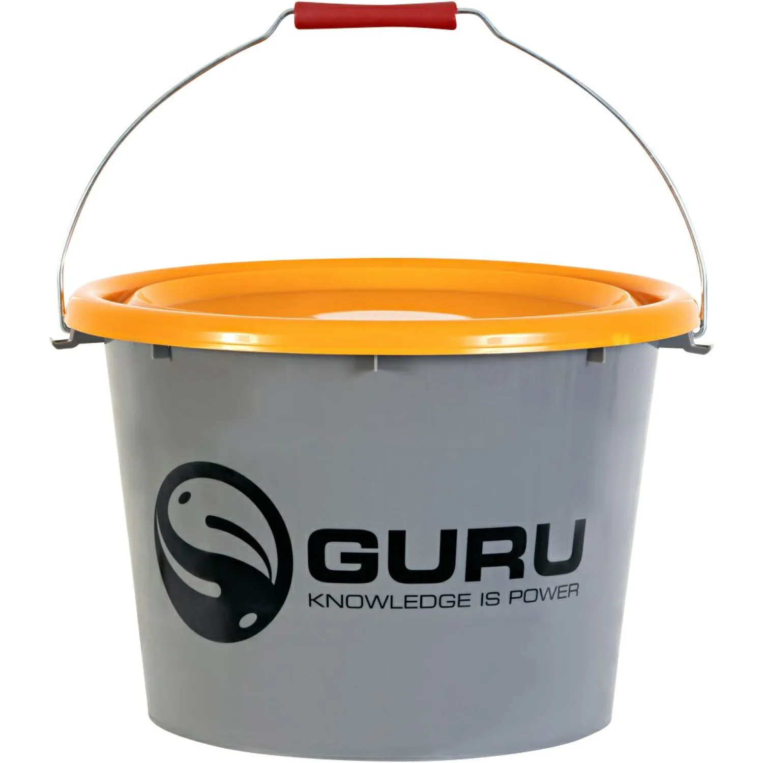 Guru Bucket Grey (18 l)< Angelkoffer & Angelboxen ·Futtereimer