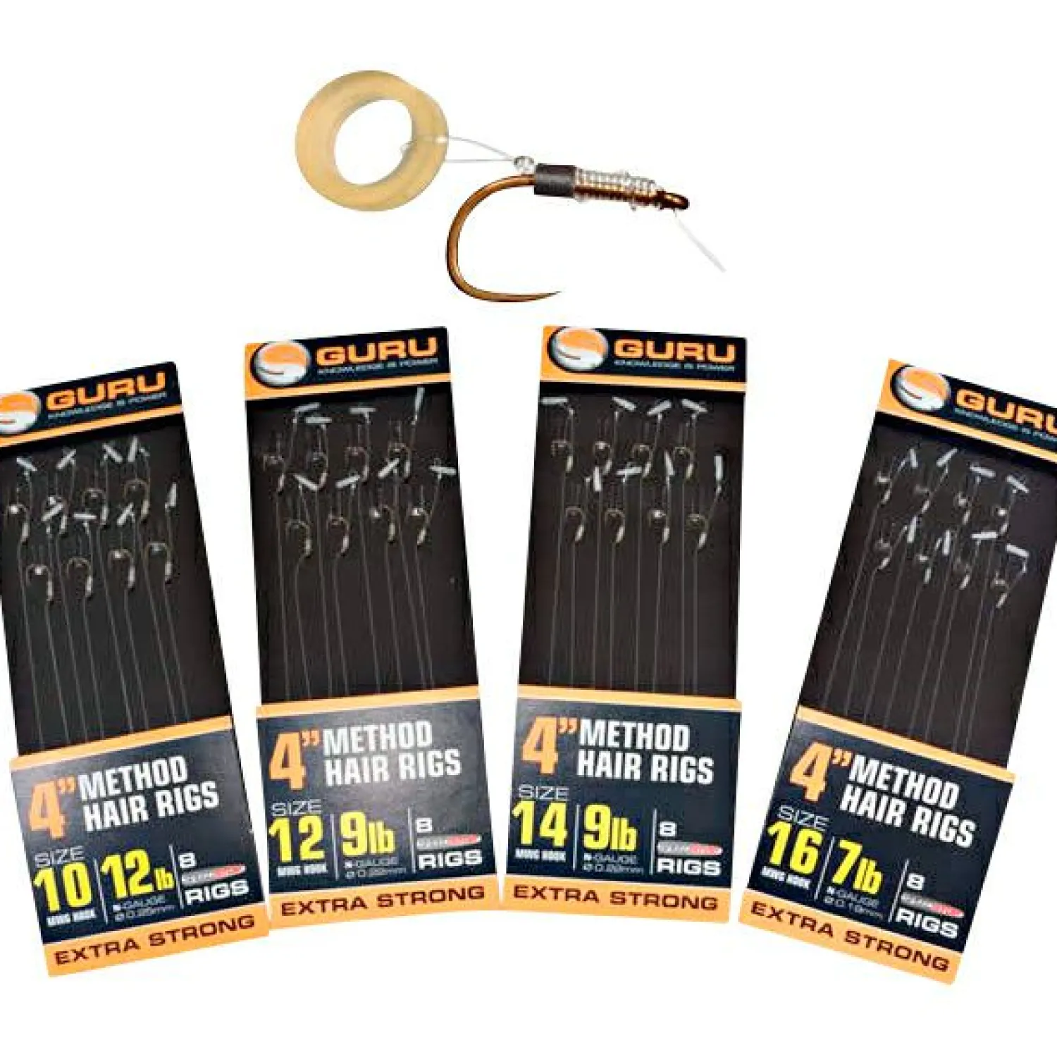 Guru Rigs Bait Bands Ready (15")< Raubfischangeln-Zubehör|Angelhaken