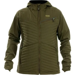 Best Ibice Hoodie Hybridjacke Herren (Dunkeloliv) Outdoor- & Angel-Jacken