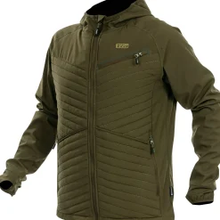 Best Ibice Hoodie Hybridjacke Herren (Dunkeloliv) Outdoor- & Angel-Jacken