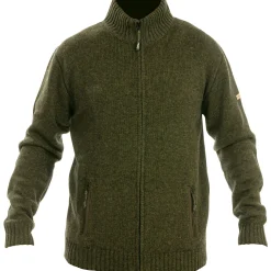 Best Nevis-FZ Strickjacke Herren (Dunkeloliv) Angelpullover & -Strickjacken