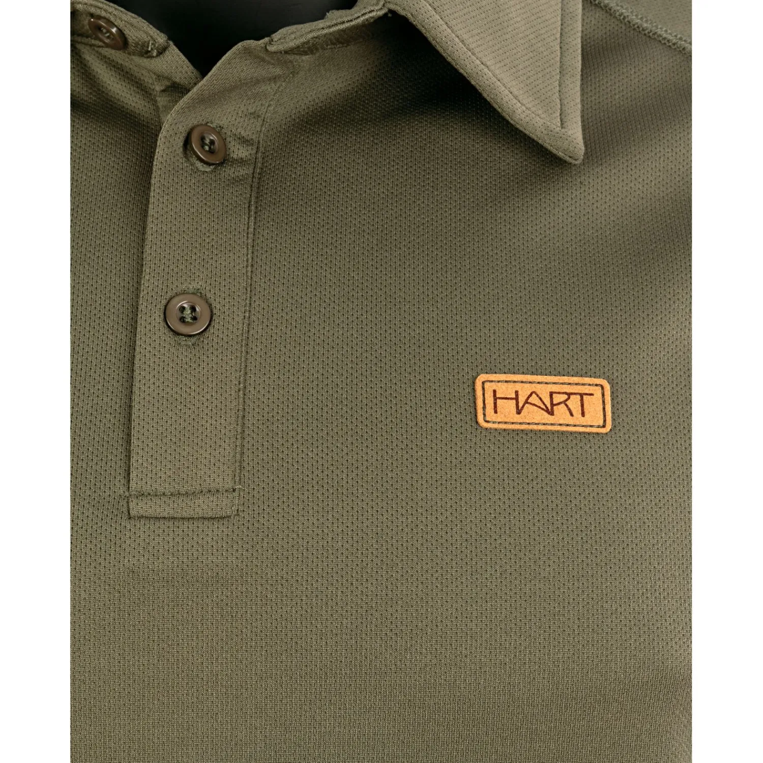 Hart Pace Polo-Shirt Herren (Olive)< Angel-Poloshirts & Langarmshirts