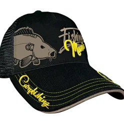 Hot Carpfishing Mania Cap Unisex (Black) Outdoor- & Angel-Kappen
