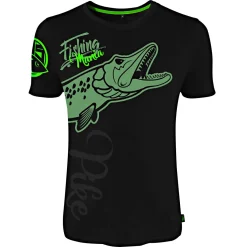 Hotspot Fishing Mania Pike T-Shirt Herren (Black)< Angelshirts & Angel-Oberteile