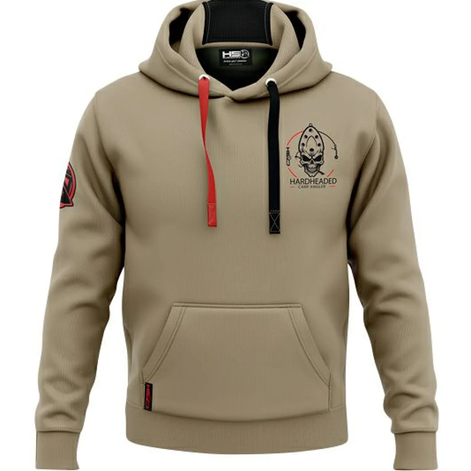 Outlet Hardheaded Hoodie Herren (Light Brown) Angelpullover & -Strickjacken