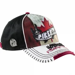 Best Piker Canada Cap Unisex (Black/Red) Anglerhüte & Anglermützen