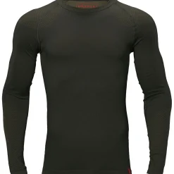 Hu00e4rkila Härkila Base Active L/S O-Neck Longsleeve Unisex (Dark Willow Green)< Outdoor- & Angel-Unterwäsche