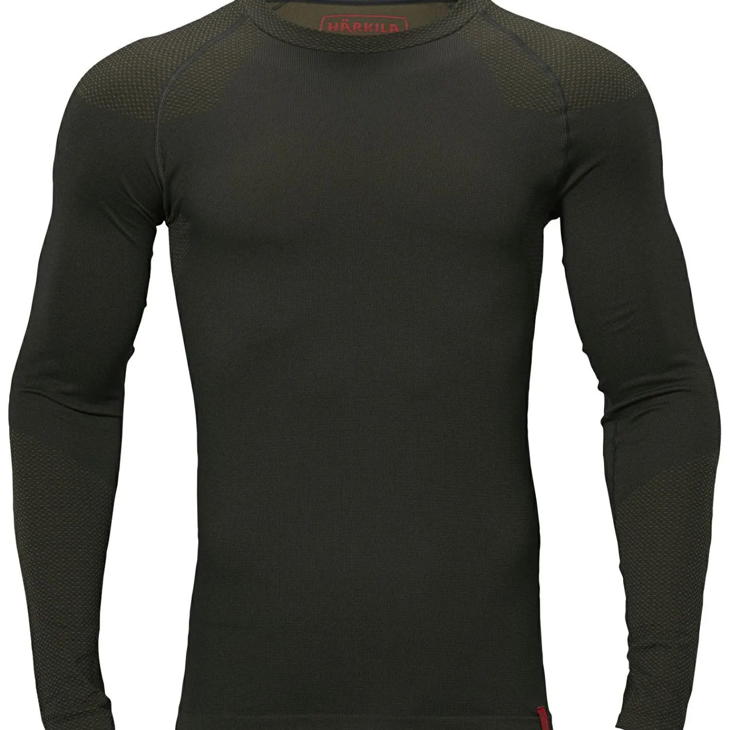 Hu00e4rkila Härkila Base Active L/S O-Neck Longsleeve Unisex (Dark Willow Green)< Outdoor- & Angel-Unterwäsche