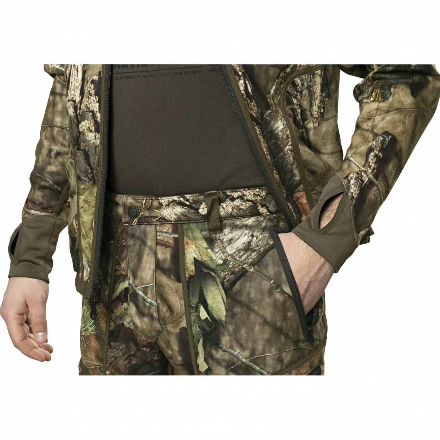Sale Härkila Kamko Camo Reversible Wsp Trousers Herren (Hunting Green/Mossyoak®Break-Up Country®) Tarnhosen