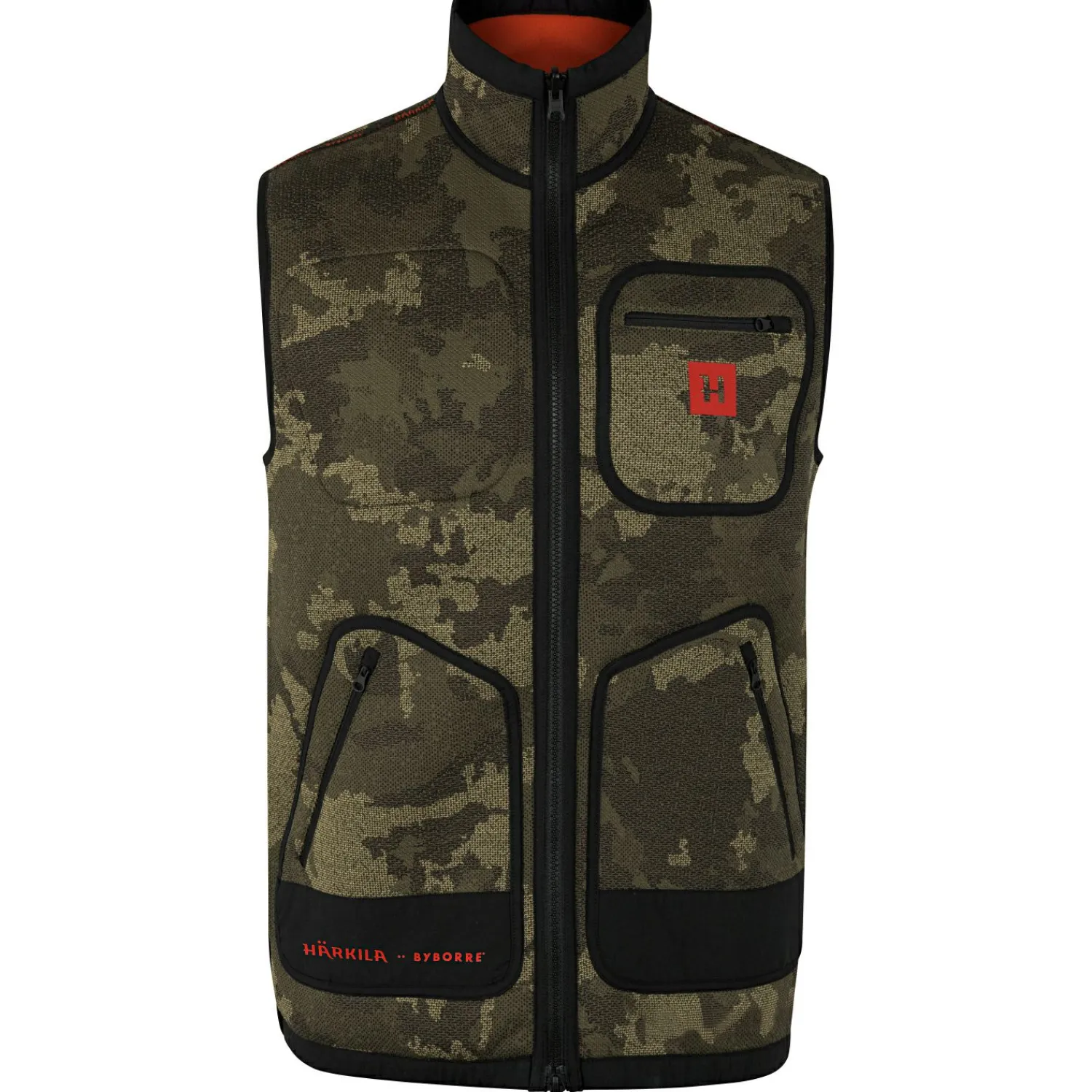Discount Härkila Kamko Pro Edition Reversible Hi-Vis Waistcoat Herren (AXIS MSP®Limited Edition/Orange) Outdoor- & Anglerwesten