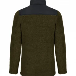 il Lago Basic Faserpelzjacke Kanada Herren (Oliv/Schwarz)< Outdoor- & Angel-Jacken