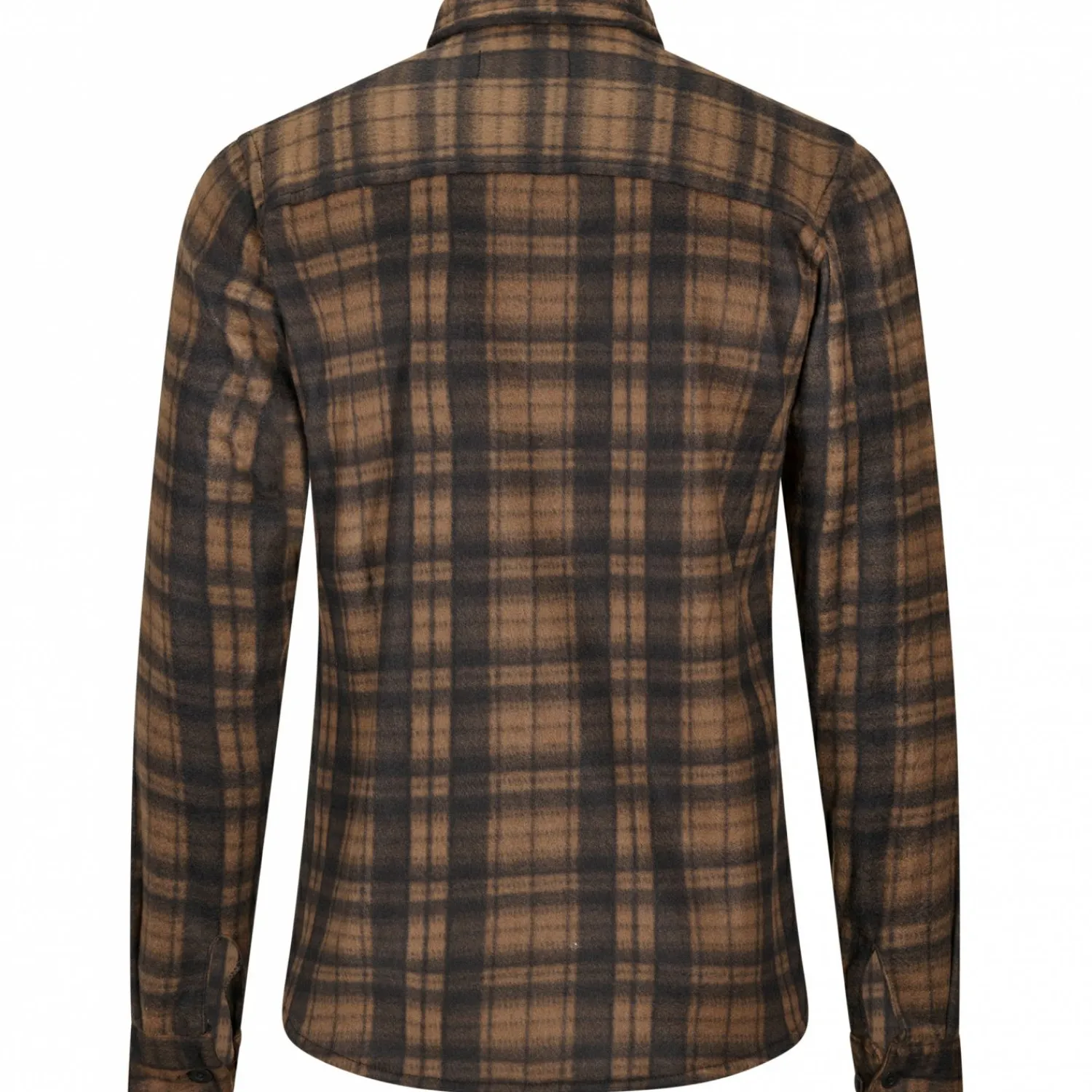 il Lago Basic Fleecehemd Eifelland Herren (Braun)< Outdoor- & Angelhemden