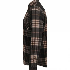 Clearance Fleecehemd Winterberg Herren (Anthrazit/Braun) Outdoor- & Angelhemden