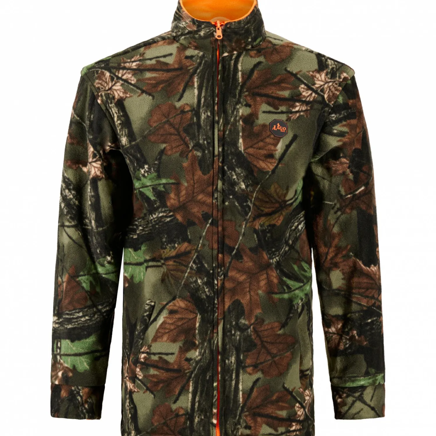 il Lago Basic Fleece-Wendejacke Holk Herren (Camouflage)< Outdoor- & Angel-Jacken