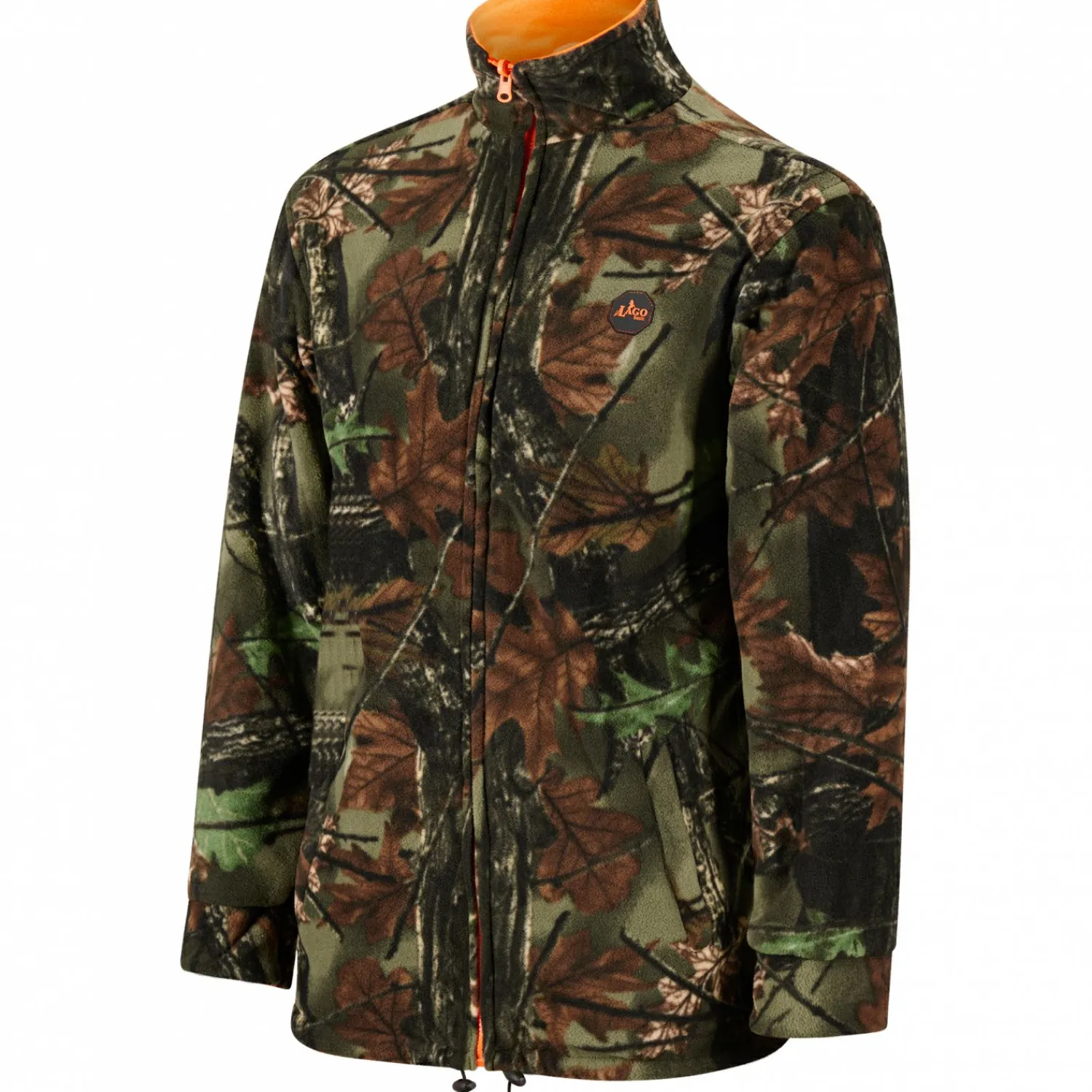 il Lago Basic Fleece-Wendejacke Holk Herren (Camouflage)< Outdoor- & Angel-Jacken