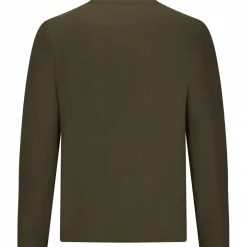 Discount Longsleeve Heavy Keiler Herren (Oliv) Angel-Poloshirts & Langarmshirts