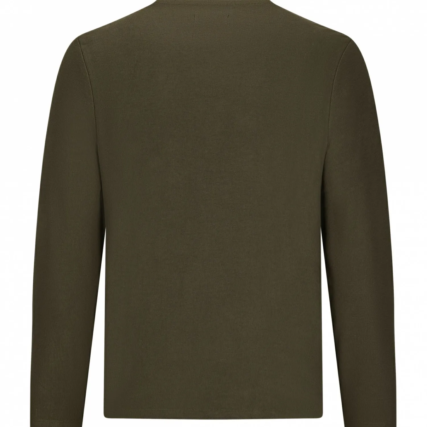 Discount Longsleeve Heavy Keiler Herren (Oliv) Angel-Poloshirts & Langarmshirts