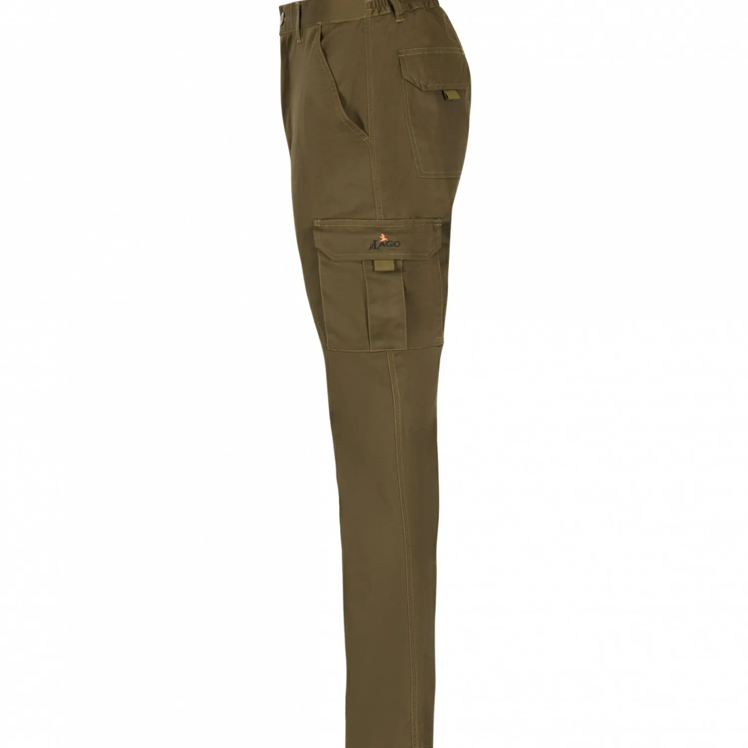 il Lago Basic Outdoorjose Fjaerland Herren (Oliv)< Outdoor- & Angler-Cargohosen