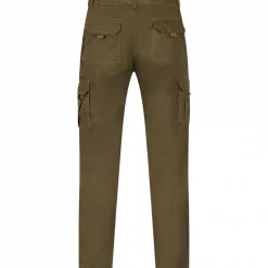 il Lago Basic Outdoorjose Fjaerland Herren (Oliv)< Outdoor- & Angler-Cargohosen