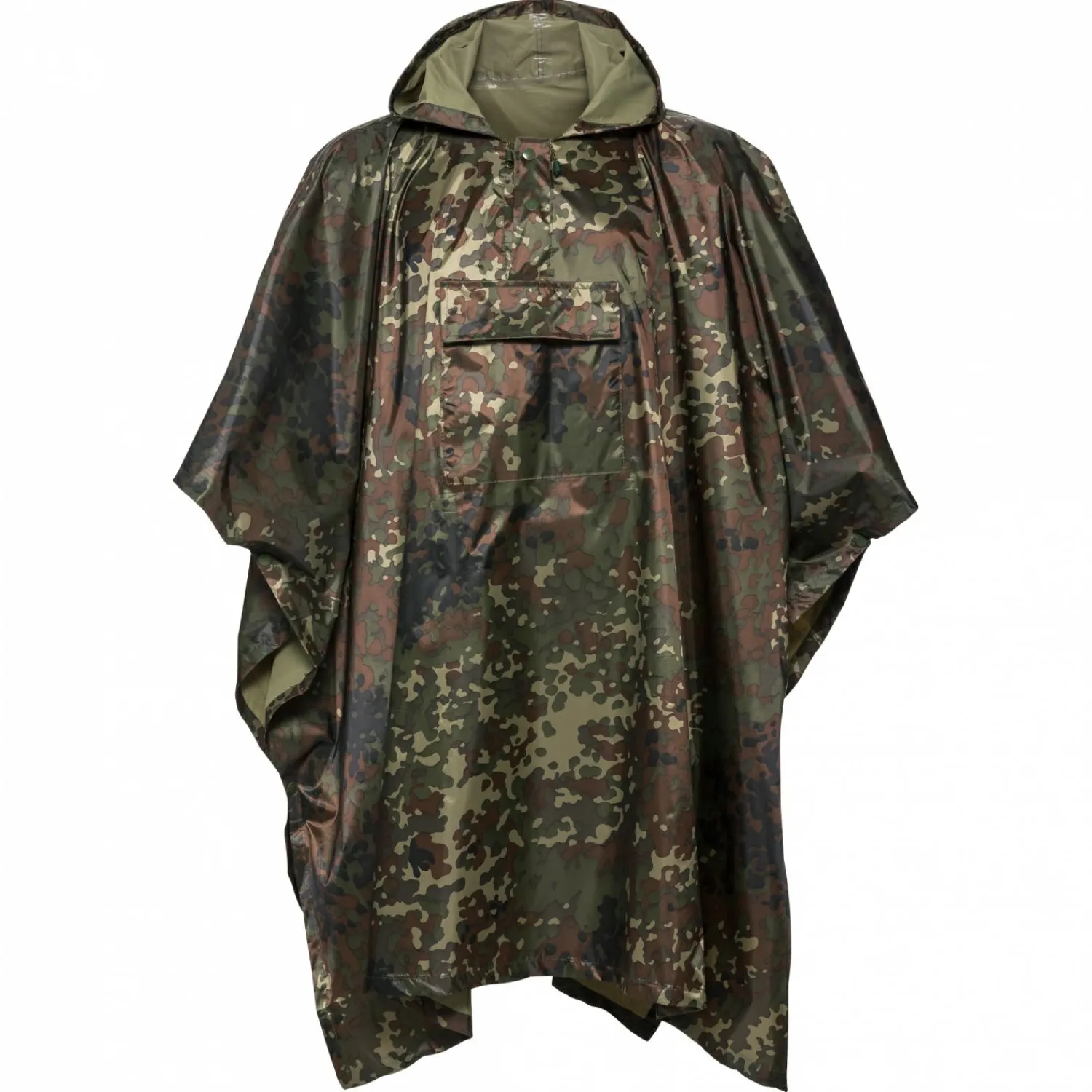 il Lago Basic Poncho Unisex (Camouflage)< Regenjacken & Regenponchos