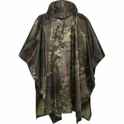 il Lago Basic Poncho Unisex (Camouflage)< Regenjacken & Regenponchos