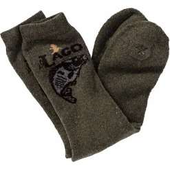 il Lago Basic Socken "Karpfen" (Oliv)< Outdoor- & Angel-Socken