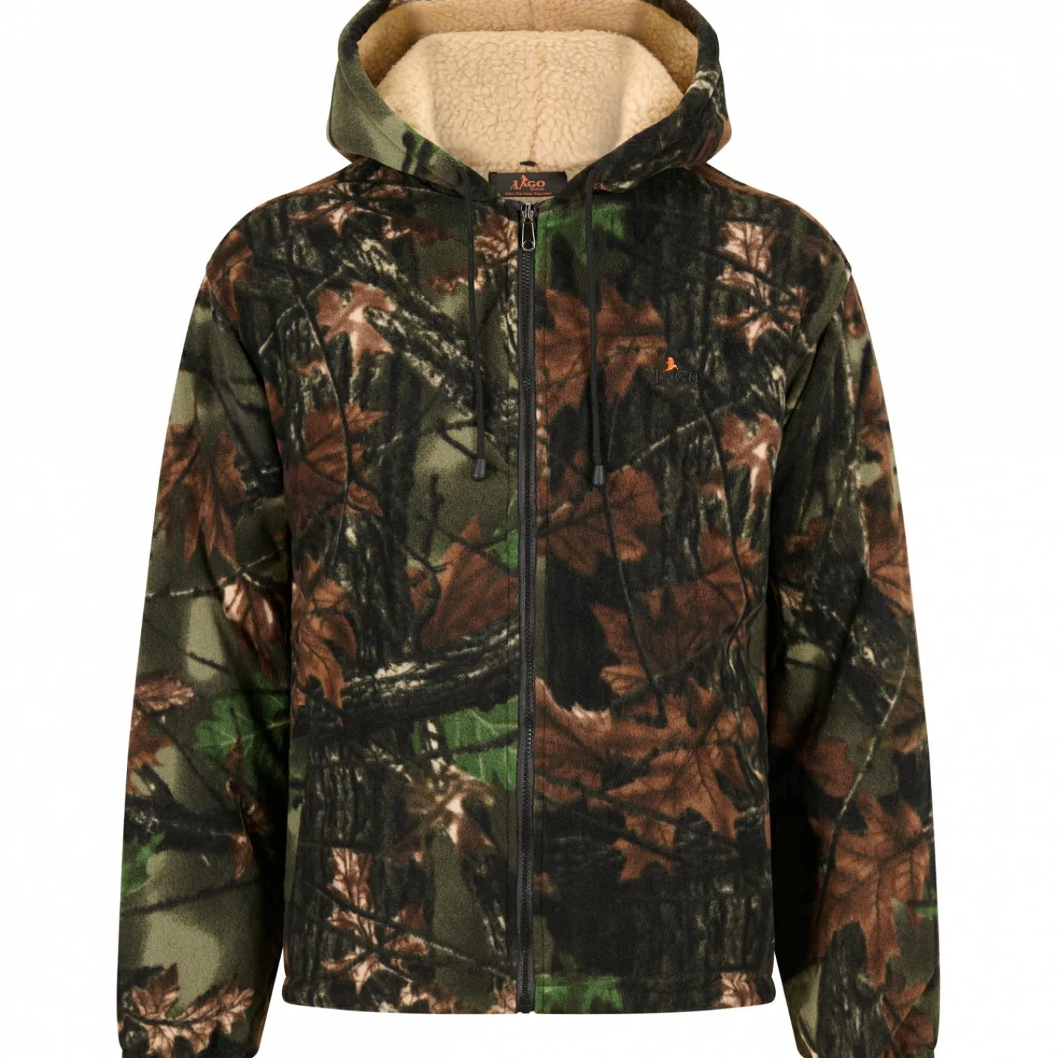 Outlet Thermo Fleecejacke Herren (Camouflage) Tarnjacken & Tarnwesten|Winter- & Thermojacken