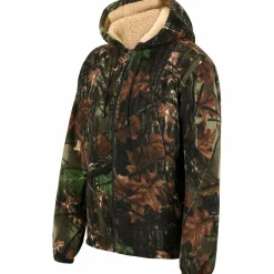 Outlet Thermo Fleecejacke Herren (Camouflage) Tarnjacken & Tarnwesten|Winter- & Thermojacken
