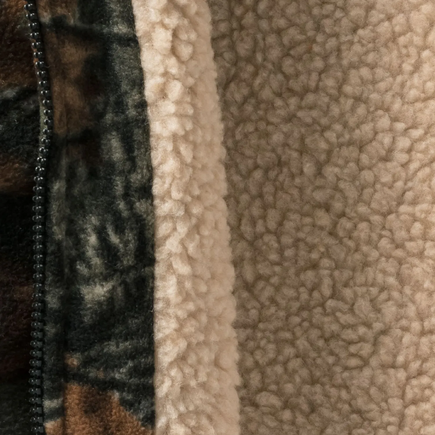 Outlet Thermo Fleecejacke Herren (Camouflage) Tarnjacken & Tarnwesten|Winter- & Thermojacken
