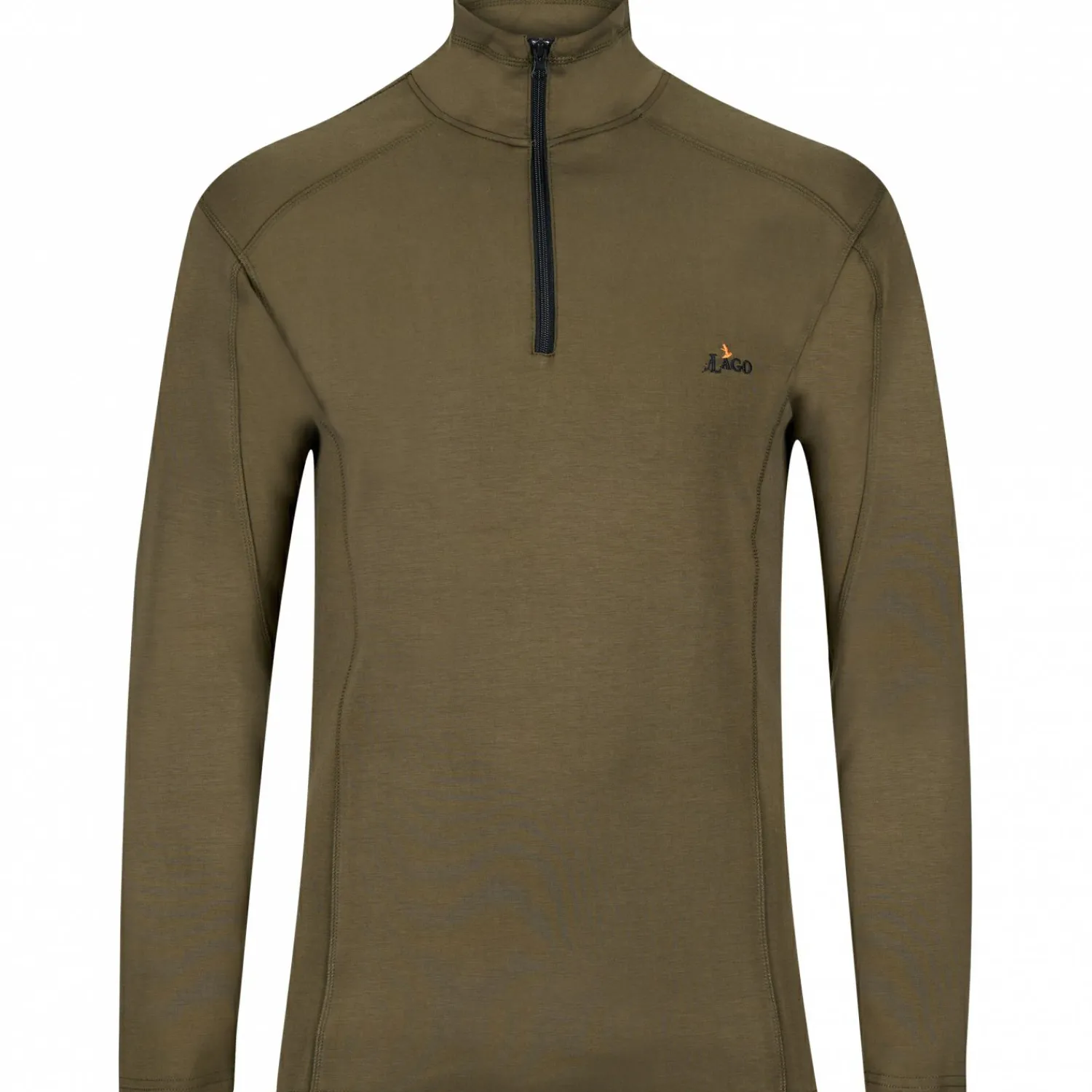 Hot Zipperpullover Larvic Herren (Oliv) Angelpullover & -Strickjacken