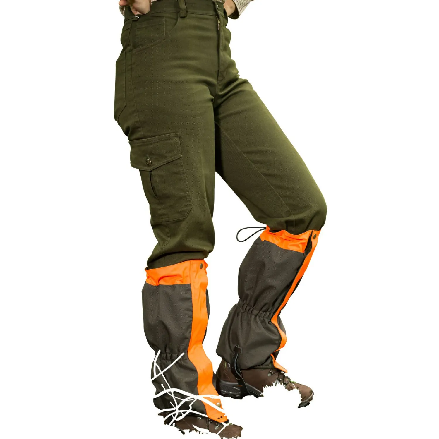 Discount Gamaschen Safe Hunt Unisex (Oliv/Orange) Outdoor- & Angel-Gamaschen|Angelschuh-Zubehör