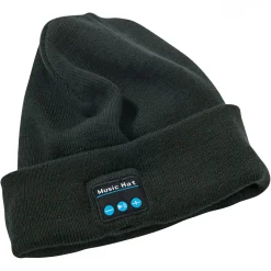Discount Beanie, m. Bluetooth Kopfhörer & LED-Lampe (Schwarz) Anglerhüte & Anglermützen