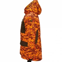 il Lago Prestige Drückjagd-Jacke Himal Herren (Orange Camouflage)< Outdoor- & Angel-Jacken