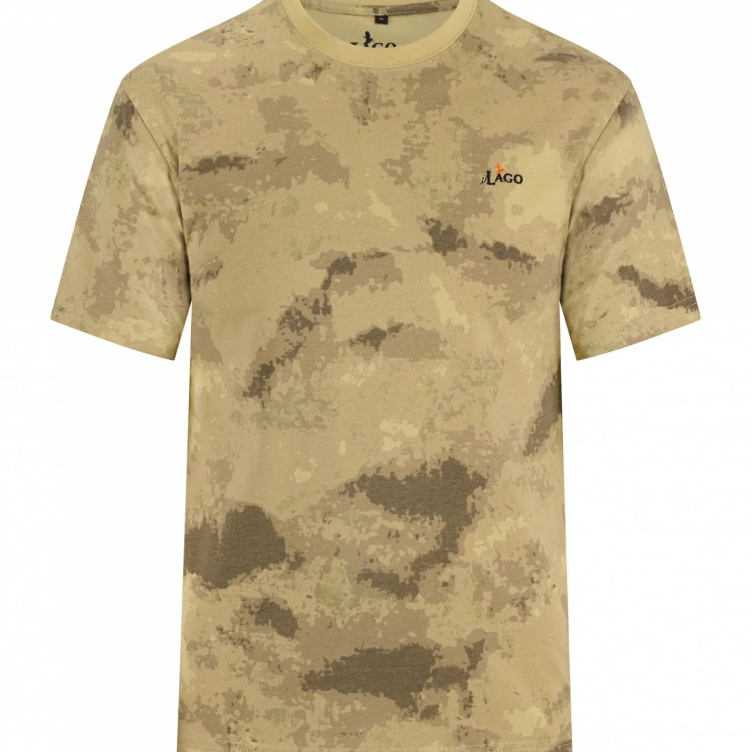il Lago Prestige 2er Set: T-Shirts Herren (Beige Camou/Dark Camou)< Angelshirts & Angel-Oberteile