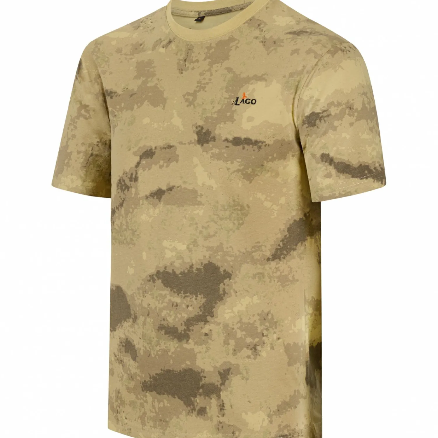 il Lago Prestige 2er Set: T-Shirts Herren (Beige Camou/Dark Camou)< Angelshirts & Angel-Oberteile