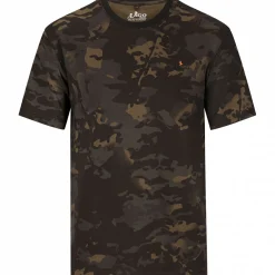 il Lago Prestige 2er Set: T-Shirts Herren (Beige Camou/Dark Camou)< Angelshirts & Angel-Oberteile