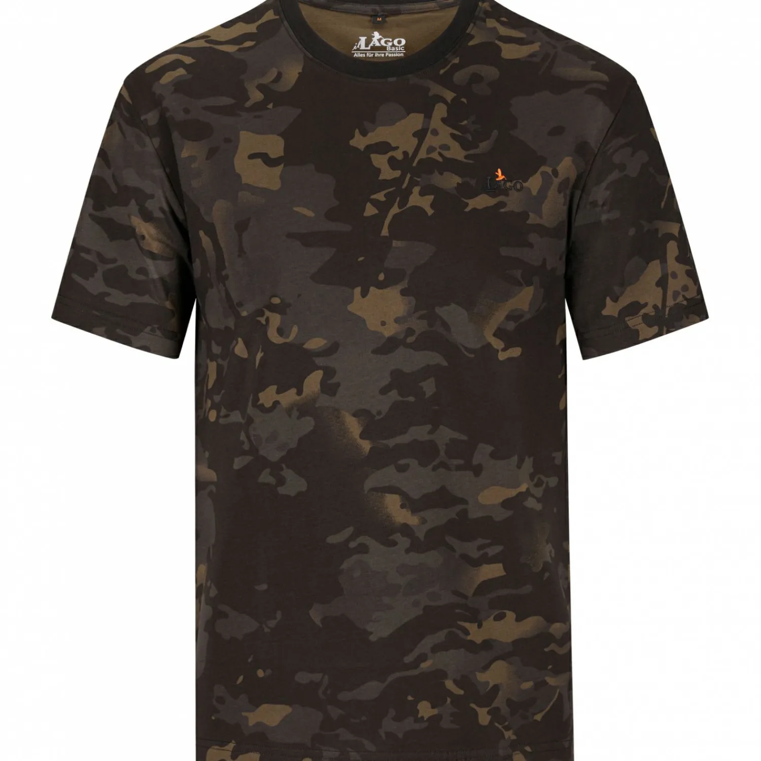 il Lago Prestige 2er Set: T-Shirts Herren (Beige Camou/Dark Camou)< Angelshirts & Angel-Oberteile
