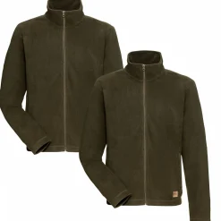 Discount 2er-Set: Fleecejacke Arctic F280 Herren (Oliv) Gr. M Outdoor- & Angel-Jacken