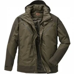 il Lago Prestige Extremejacke Geo Pro Herren (Oliv)< Outdoor- & Angel-Jacken