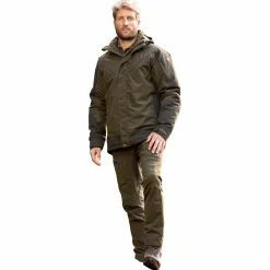 il Lago Prestige Extremejacke Geo Pro Herren (Oliv)< Outdoor- & Angel-Jacken