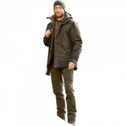 il Lago Prestige Extremejacke Geo Pro Herren (Oliv)< Outdoor- & Angel-Jacken