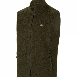 Online Faserpelz Fleeceweste Dario Herren (Oliv) Outdoor- & Anglerwesten