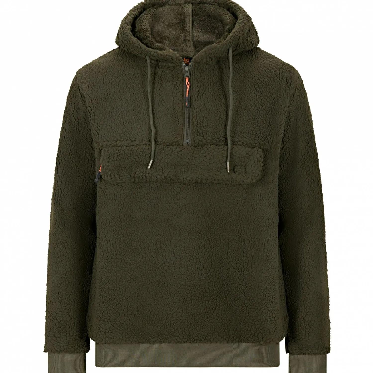 il Lago Prestige Faserpelz-Hoodie Skorgeura Herren (Oliv)< Angelpullover & -Strickjacken