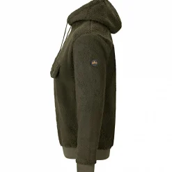 il Lago Prestige Faserpelz-Hoodie Skorgeura Herren (Oliv)< Angelpullover & -Strickjacken