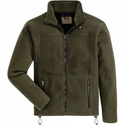 Online Fleece Blouson Skandia Herren (Oliv) Outdoor- & Angel-Jacken