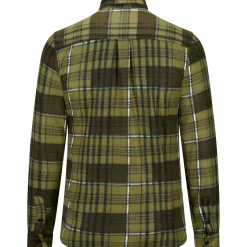 il Lago Prestige Fleece Holzfällerhemd Vall Herren (Oliv)< Outdoor- & Angelhemden