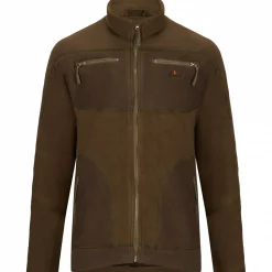 il Lago Prestige Fleecejacke Geo Performance Herren (Oliv)< Outdoor- & Angel-Jacken