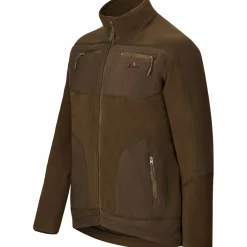 il Lago Prestige Fleecejacke Geo Performance Herren (Oliv)< Outdoor- & Angel-Jacken